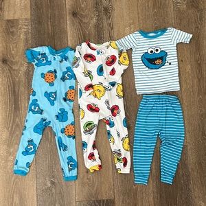 Sesame Street Infant 4-piece Sleep Set
